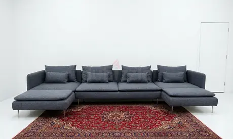 Stylish Living Room Corner Sofa
Modern design, comfortable cushions, strong steel legs and differ