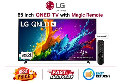 LG 65 Inch AI Smart TV - Magic Remote webOS TV - Excellent Condition, Original Box - FREE DELIVERY