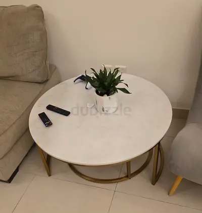 MARBLE TYPE COFFEE TABLE