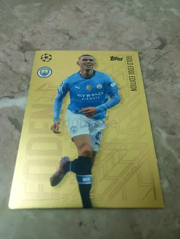 Topps Gold Edition Phil Foden Football Trading Card (Gold) - Mint Condition