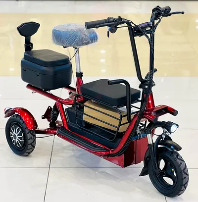 Megawheels 48 v tricycle with 2 seats and carry box