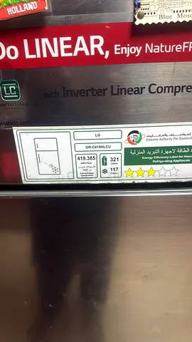 LG Inverter Linear Compressor Refrigerator (stainless steel) - used