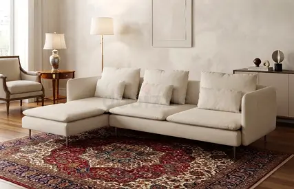 Luxury Saudram Sofa – Soft Comfort, Elegant Style, Strong Steel Legs and Premium Home Furniture Desi