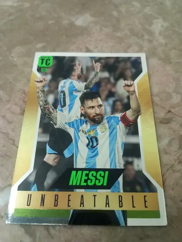 Lionel Messi 'Unbeatable' Trading Card (Panini-style)