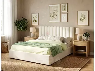 Modren style brand new King size bed with mattress storage bed family bed King bed Double bed