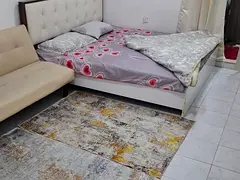 Studio apartment / Good size / All bills included / No deposit required / Fully furnished / Al Nabaa