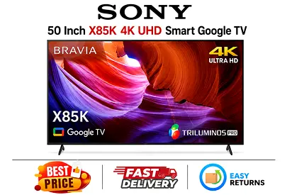 Sony 50 Inch Smart TV - BRAVIA X85K 4K 120Hz - Excellent Condition - FREE DELIVERY