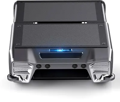 Y80 Solar Powered Robotic Pool Skimmer with Dual Charging Options, Spot Cleaning & Self-Parking, Upg