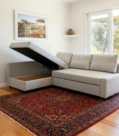 Modern L-Shape Sofa Bed with Storage
Transform your living space with a stylish L-shape sofa bed fea