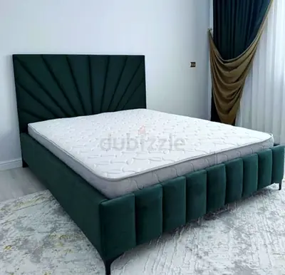 Dark green colour 160*200 queen size Bed