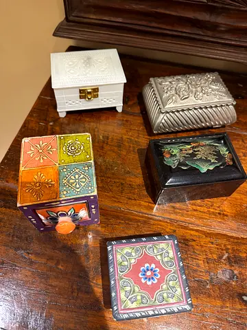 Collection of vintage boxes. Personal collection