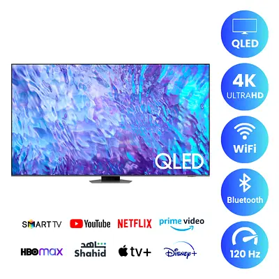 Samsung 65" Smart QLED TV - 4K - 120Hz, 65Q80C
