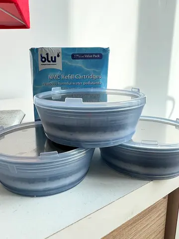 Blu NMC Shower Filter Refill Cartridges (3-Pack) – Brand New