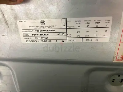 Bertazzoni 90cm built_in gas  hob for sale