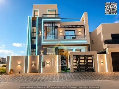 بالكهرباء والمياة والمكيفات| تملك فيلا فاخرة بالياسمين عجمان | 5 غرف ماسترG+2 |لقطة بسعر تنافسي