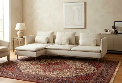 Modern Saudram Sofa with Strong Steel Legs. Premium Comfort, Stylish Design & Perfect Choice for You