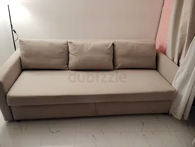 Beige 3-seater Sofa in Good Condition