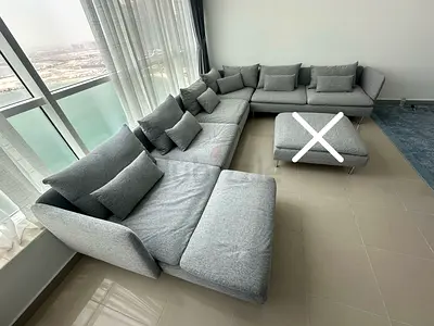 Ikea Sodhremn U Shape Sofa Gray Excellent Condition