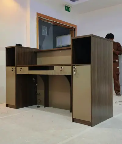 Brand new Wooden Office Reception Counter Available
