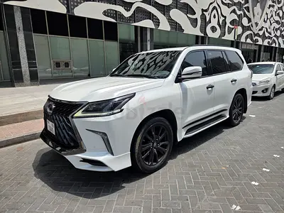 Lexus LX 570 Black Edition 2019 | White | GCC Specs | Excellent Condition