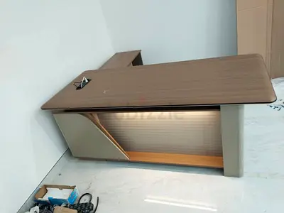 Brand new L shape wooden Office table available