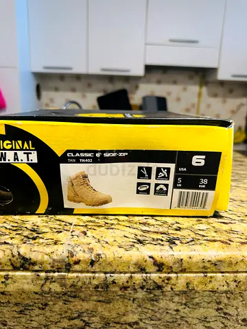Original S.W.A.T. Classic Side-Zip Tactical Boots - Size 6 (US)