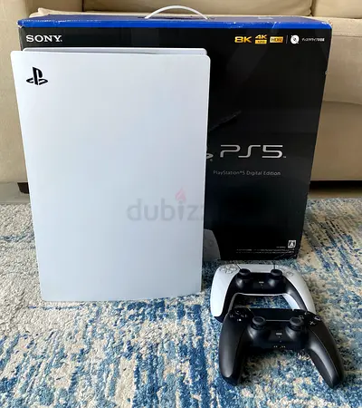 PS5 Fat Digital Edition With 2 Controllers and Box