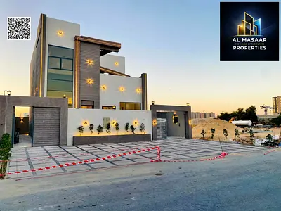 4غرف نوم ماستر شامل رسوم التسجيل والتمليك وتشمل توصيل الماء والكهرباء والتكييف المركزي