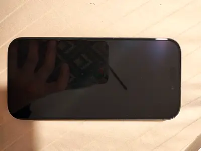 iPhone (black) in good working condition - includes case