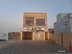 Townhouse on a (main road) for sale at ajman| al yassmen| 5 master rooms,majlis,hall, roof| freehold