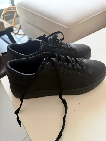 Aldo black casual sneakers , used once , size 43