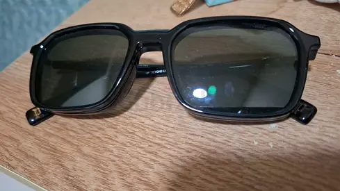 Black rectangular sunglasses - used, Excellent condition