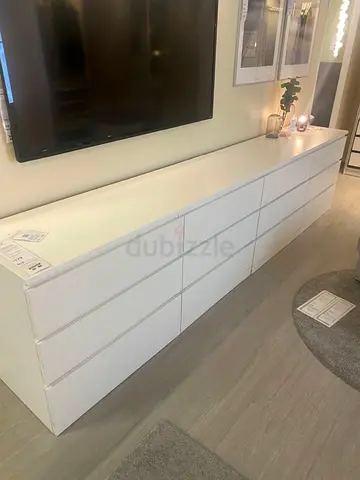 TWO IKEA MALM DRAWERS