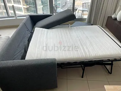 Ikea vimle L shape sofa bed Dark gray