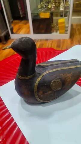 Wooden Duck Figurine-15x12cm