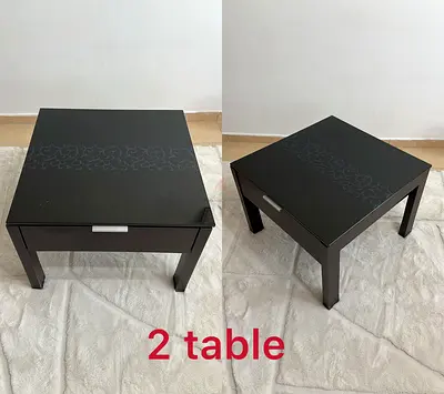Modern brown Coffee Table with Storage Drawer