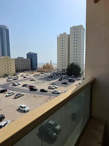 For annual rent / 1 bedroom + living room / Al Nakheel / Near Ajman Corniche