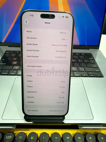 Iphone 16 Pro Max 512 TDRA