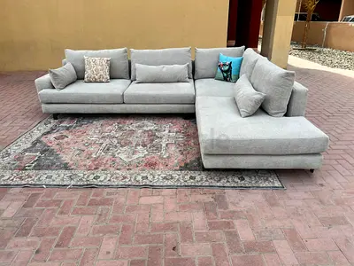 Marina home feather 🪶 filled L Shape Sofa