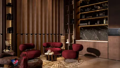 شقة بغرفة نوم واحدة على الواجهة البحرية | إطلالات على الأفق والبحيرة | تصميمات داخلية راقية