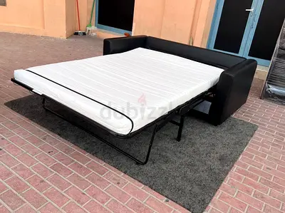 Ikea vimle two Seater Leather Sofa Bed