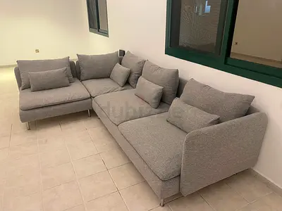 Selling Ikea Soderhamn L Shape Sofa light Grey