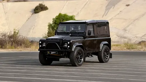 2013 Land Rover Defender 90 KAHN Edition | Black on Black | GCC | 71,000 KM | Manual | No Accident