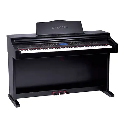Brand New Chloris CDU-200 Black Upright Digital Piano | 88 Weighted Keys
