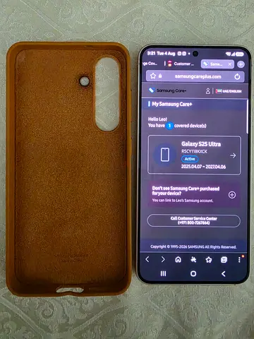 Samsung S25 512GB 12 GB Ram Rose Gold with Samsung Care+