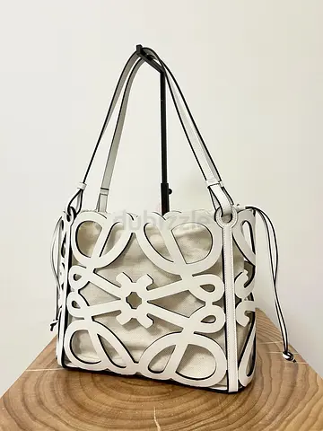 LOEWE Women's Loewe Anagram Cut-Out Tote Bag