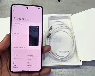 Nothing Phone (3) TDRA Dark Grey - 512GB / 16GB RAM - Excellent Condition no any scratches with Box