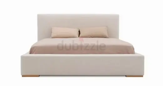 Square design king size thick bed frame
