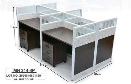 Brand New 4 Person Workstation For Sale