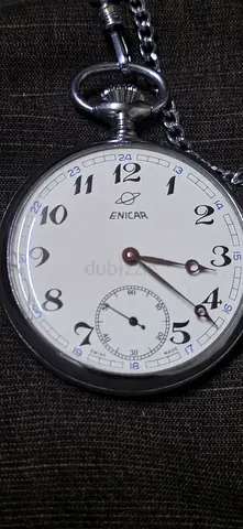 Enicar Swiss pocket watch manual winding